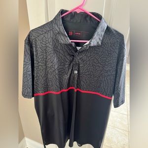 Hazards and Bogeys Elephant Print Polo